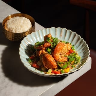 Crispy Salt and Garlic Shrimp