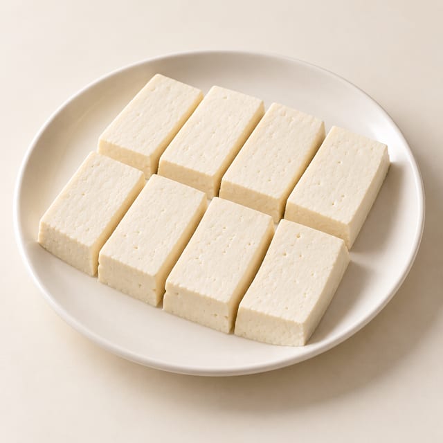 Steamed Tofu 8 pieces.