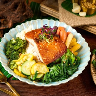 Salmon Rice Bowl (G) M 10 Serving